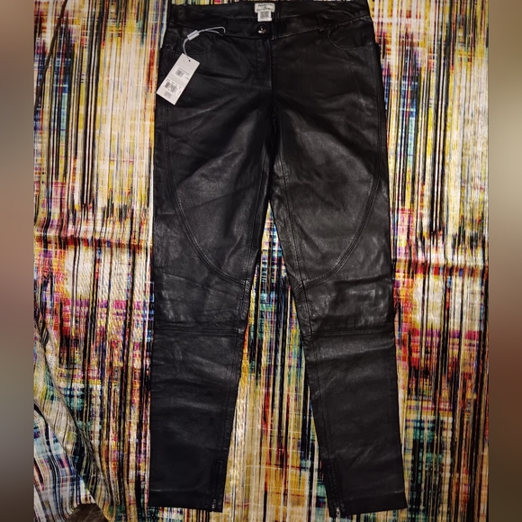 Philosophy leather pants by Alberta Ferretti